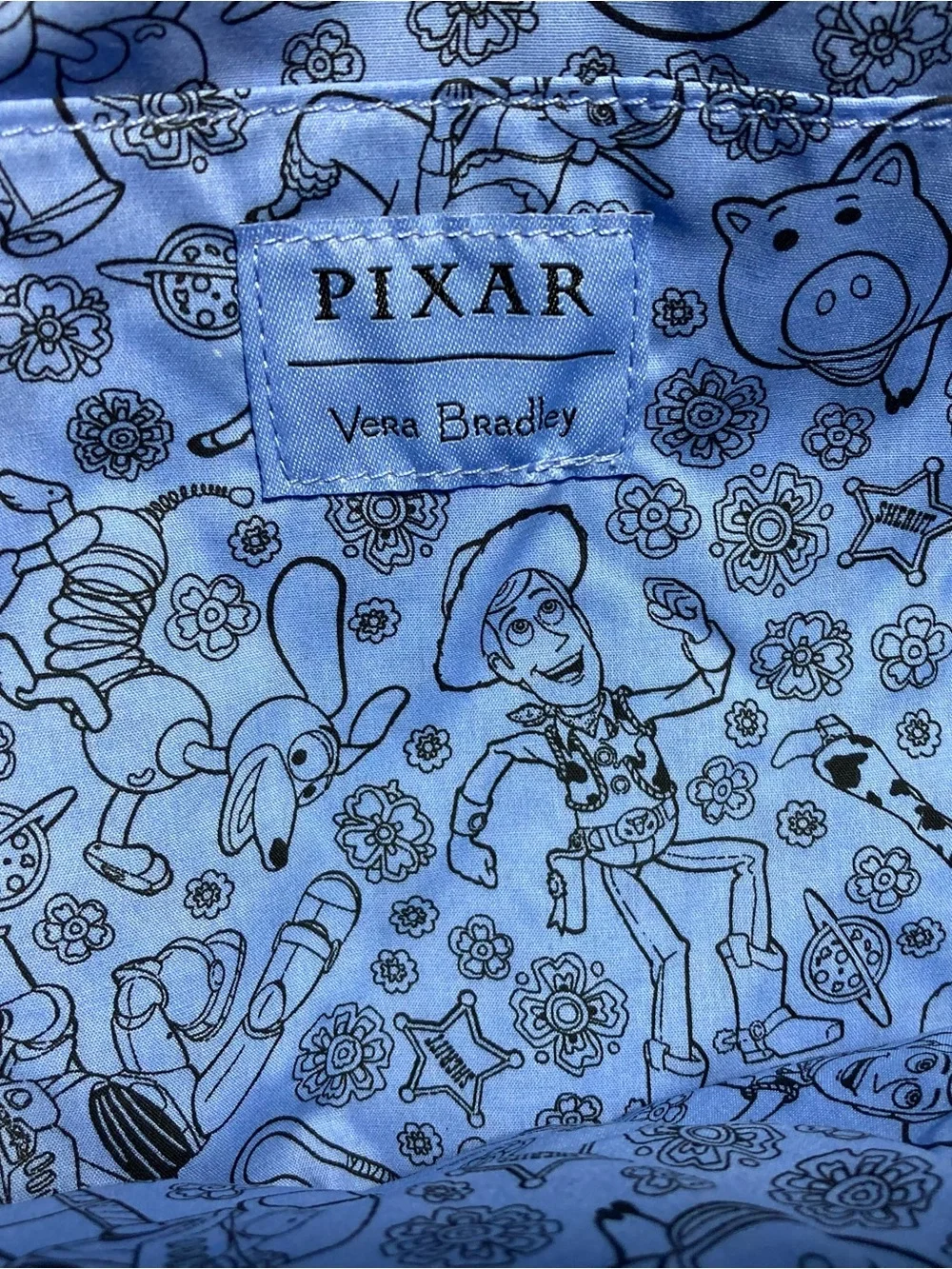 Vera Bradley Limited Edition Disney Pixar Toy Story Quilted Tote Bag Andy's Room